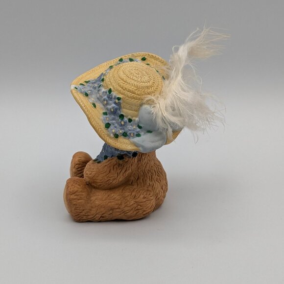 Chapeau Noelle "Forget-Me-Not" Nancy Bear with Flowers (171670) 1995 - Picture 4 of 10